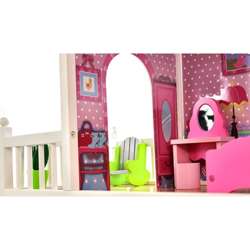 Drewniany domek dla lalek 124 cm   (2179 ) U